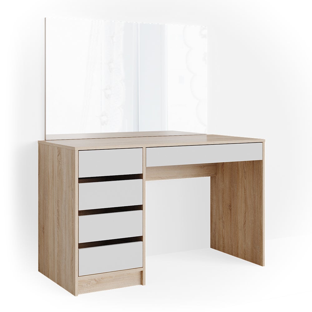 Vicco Szaleństwo sosu Sherry, Biały/Sonoma, 120 cm