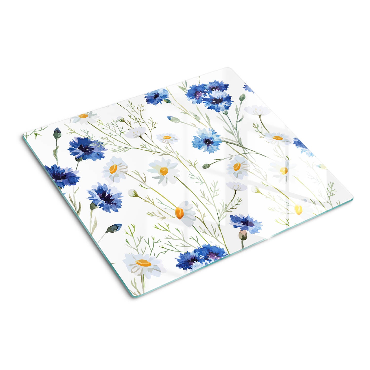Planche à Découper En Verre Tulup Forme Rectangulaire - 60x52 Cm Soleil Et Dunes De Sable 96376829