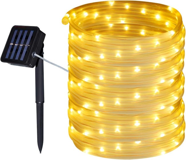 Guirlande Lumineuse Solaire De Noël Extérieure 12M (39.3Ft) 100 Guirlande Lumineuse Solaire De Noël Extérieure 12M (39.3Ft) 100