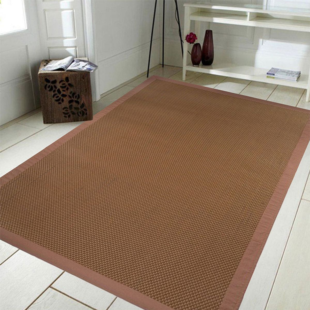 TREE - Tapis tressé pour intérieur et extérieur marron 160x230 | Leroy ...