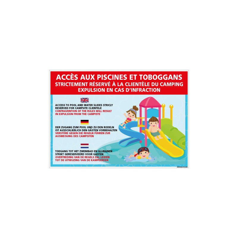 Warnschild „Je Monte La Garde“ – Rot, PVC, 210 X 150 Mm, Mit Hundehinweis