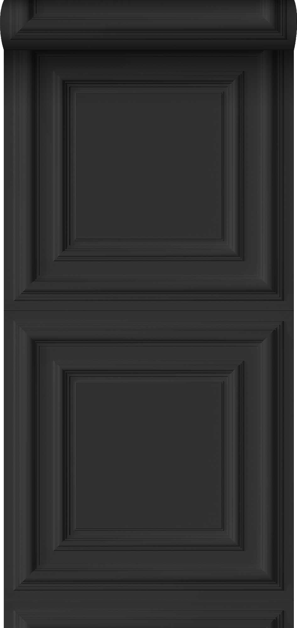 Papel pintado paneles de pared negro - 53 cm x 10,05 m - origin wallcoverings