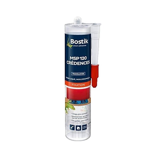 Mastic de fixation MSP 120 Crédences transparent 290ml