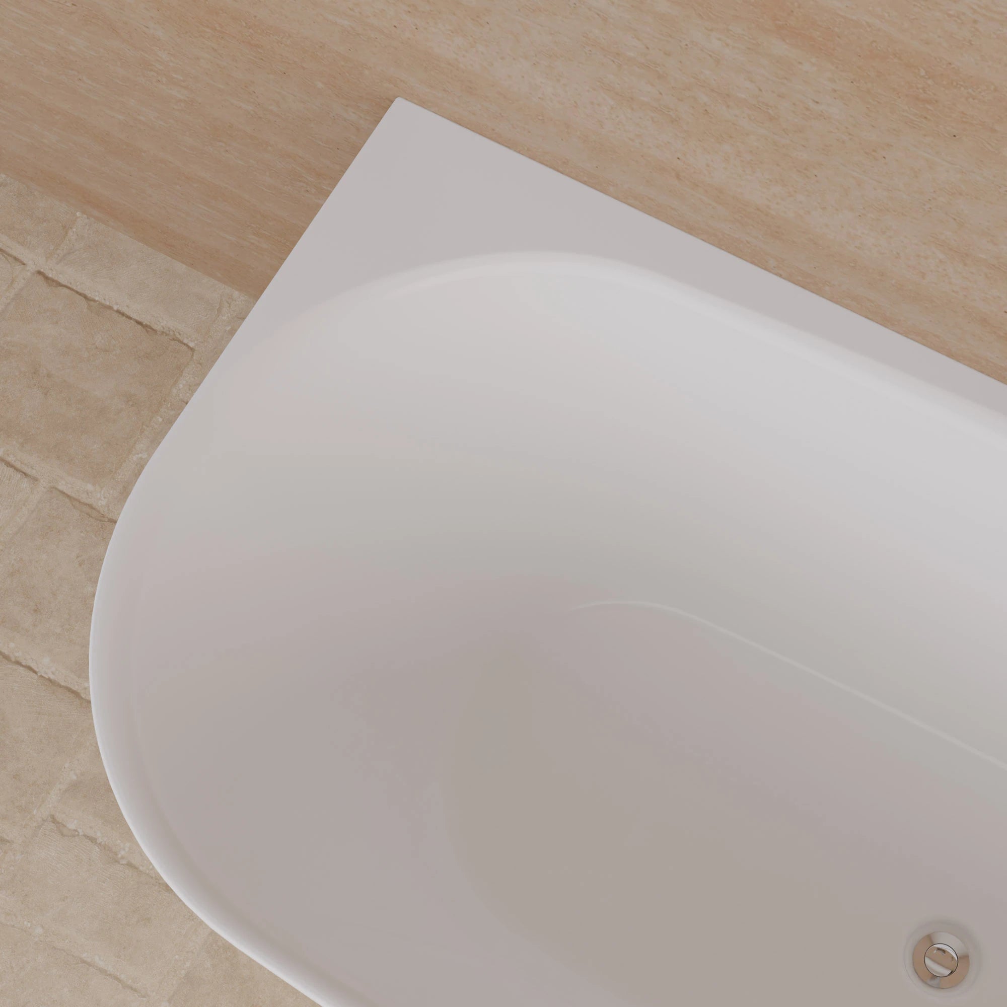 Baignoire Ilot Velvet 170 blanche 170 x75 x58 cm, by SPALINA - 7