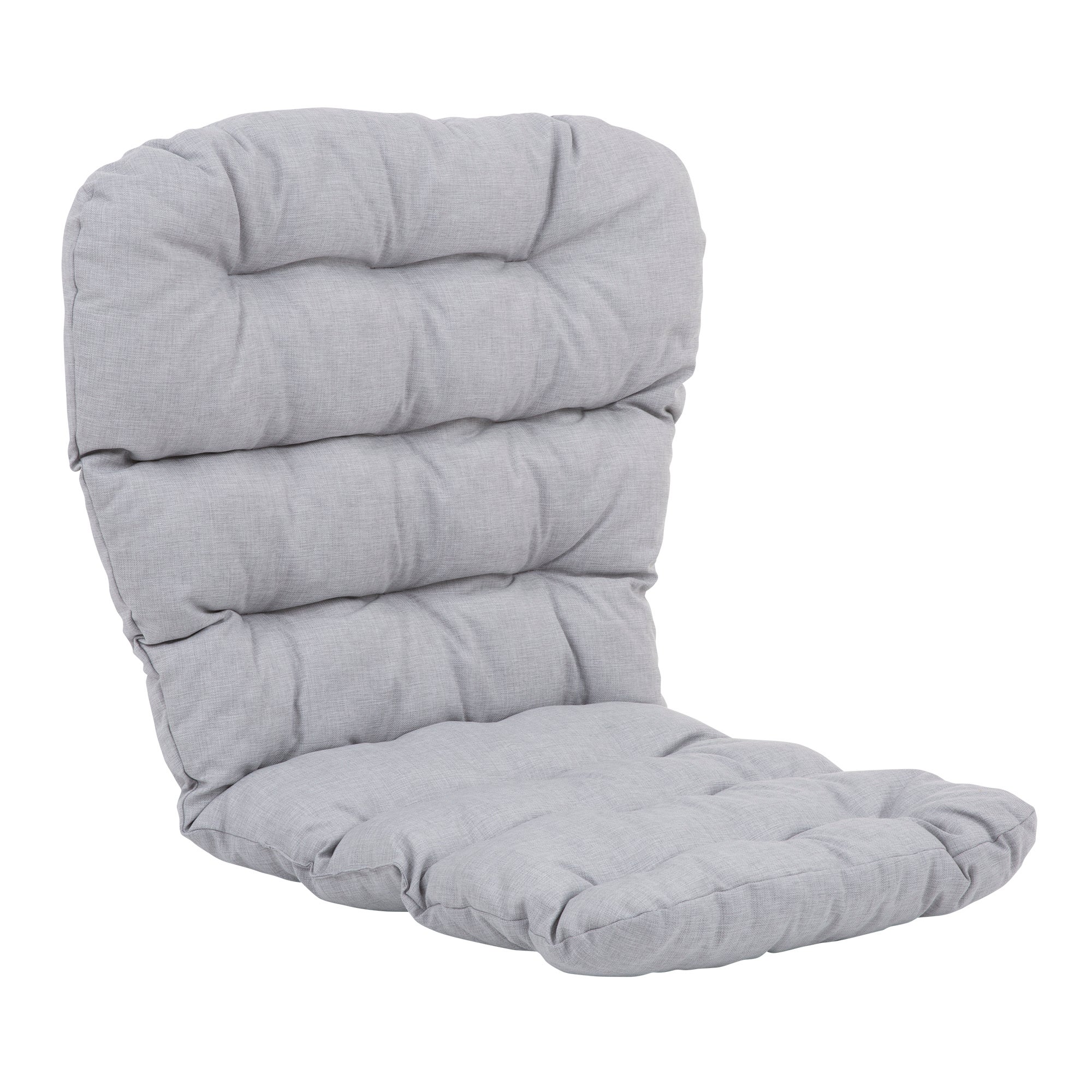 Poduszka na fotel ogrodowy 128 x 80 cm Folio jasnoszary PATIO