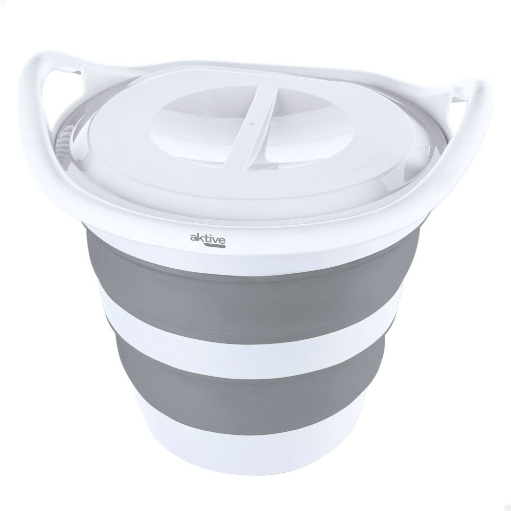 Aktive cubo plegable multiusos 17 litros c/tapa