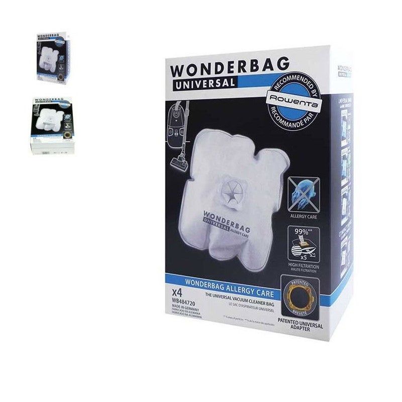 Bolsa De Aspirador Wonderbag Compact X 5 - Rowenta WB305120