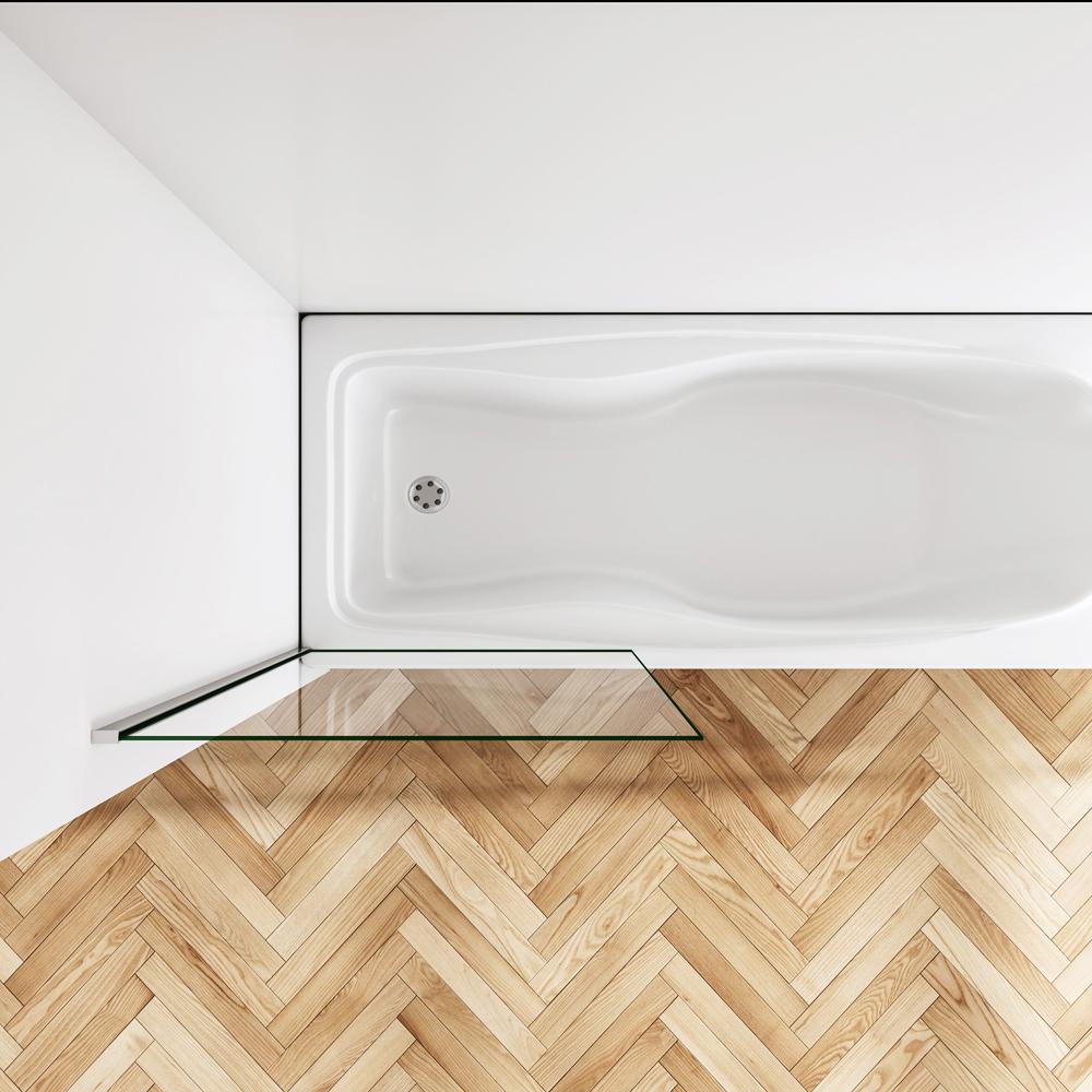 Océan Pare-baignoire 70x130cm Écran Fixé En Verre Anti-calcaire - 4