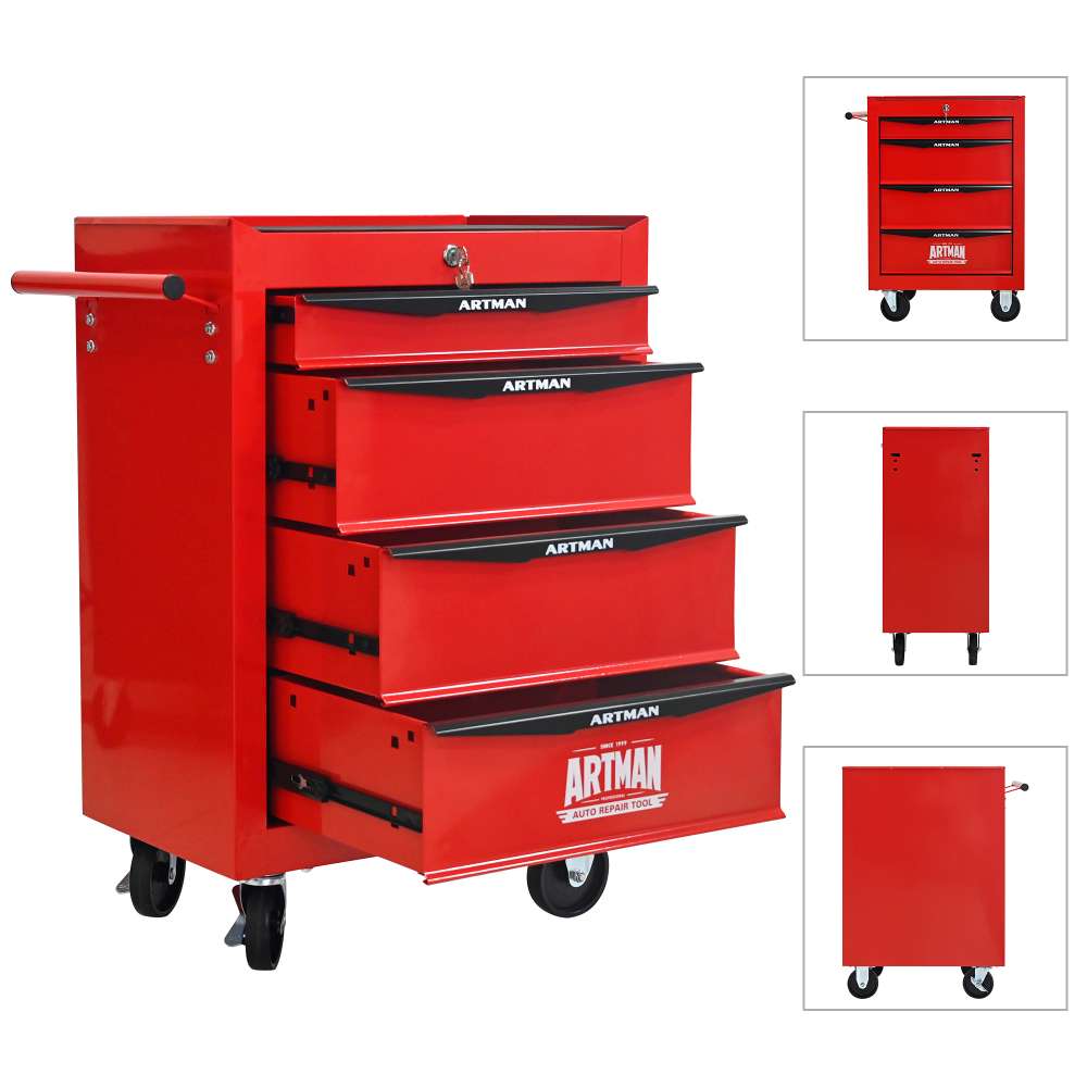 Caisse à outils roulante 4 tiroirs 20