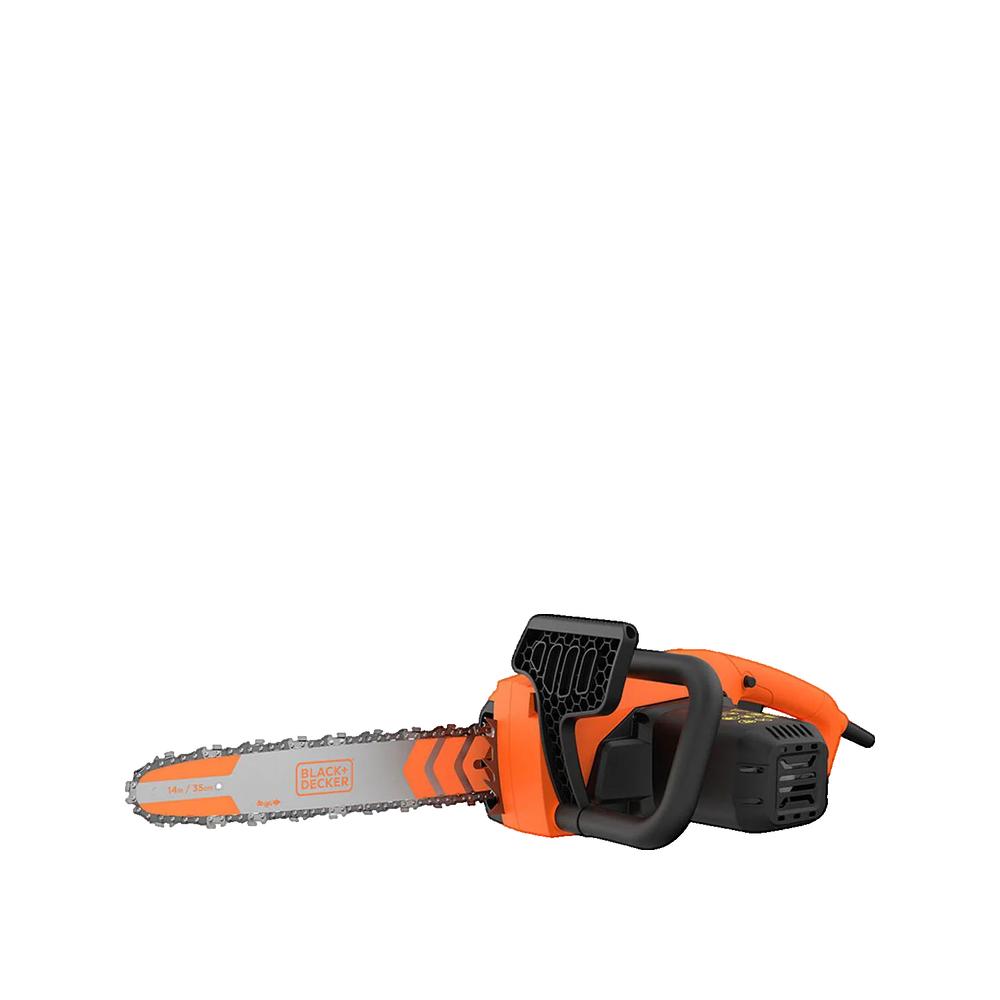 Piła łańcuchowa elektryczna BLACK+DECKER 1800 W i prędkość łańcucha 14,5 m/s