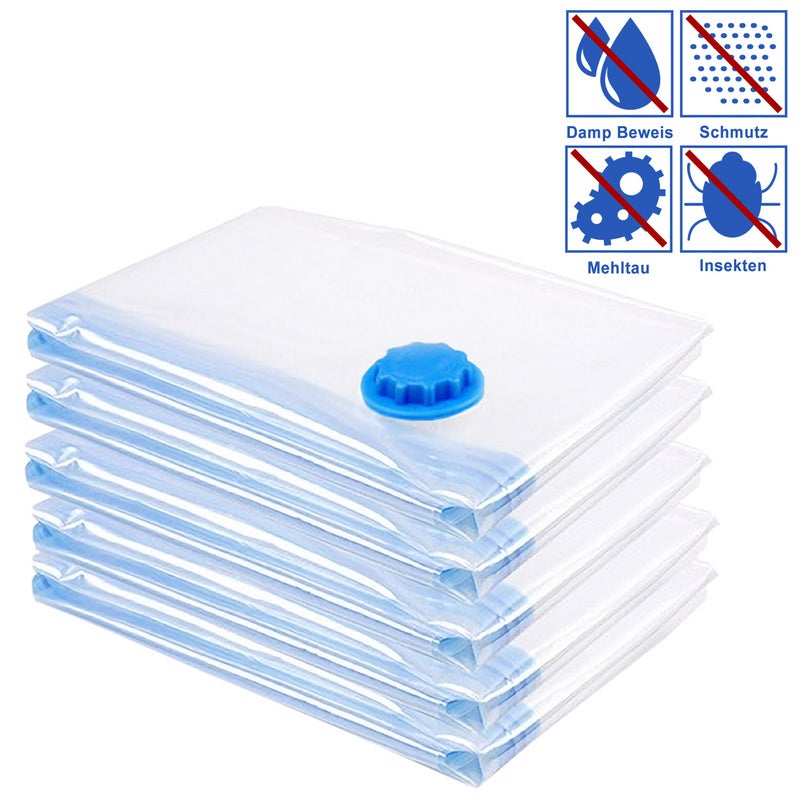 Sac Housse de Rangement 60x80cm Lot de 12 Sacs de Rangement sous Vide