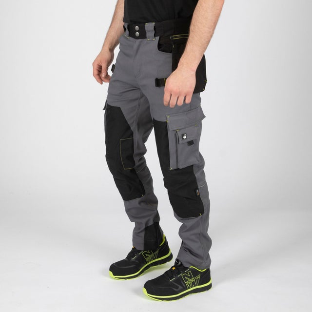 HOWARD - PANTALON DE TRAVAIL - 1215 Gris , Noir FR 44 - EU 50 - UK 34
