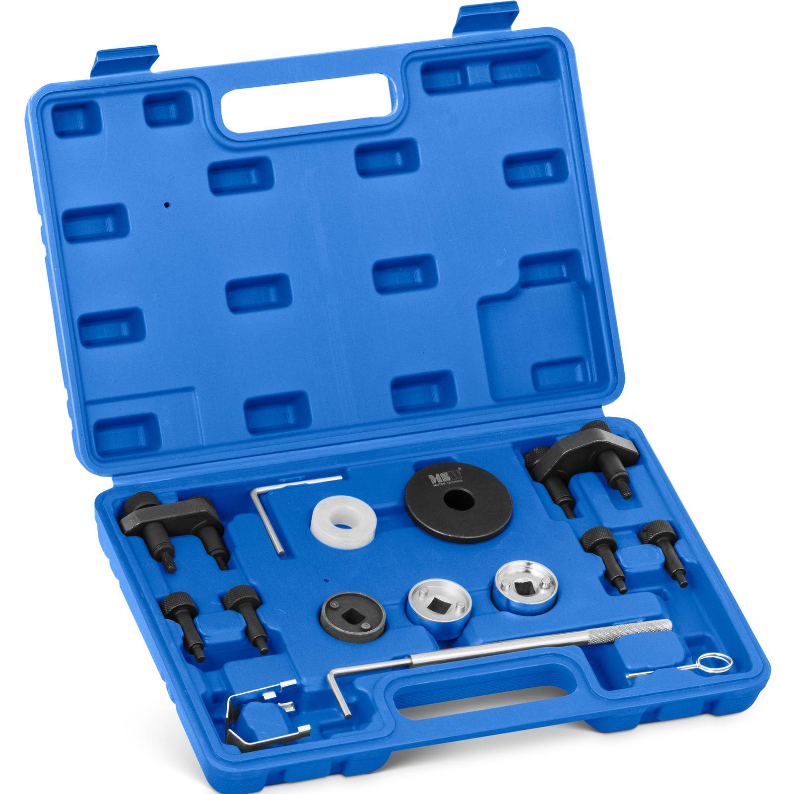 Kit Outils Calage Distribution MSW Pour Moteurs VAG 1.6 Et 2.0 TDi - Compatible Audi, VW, Seat, Skoda - 10 Pièces