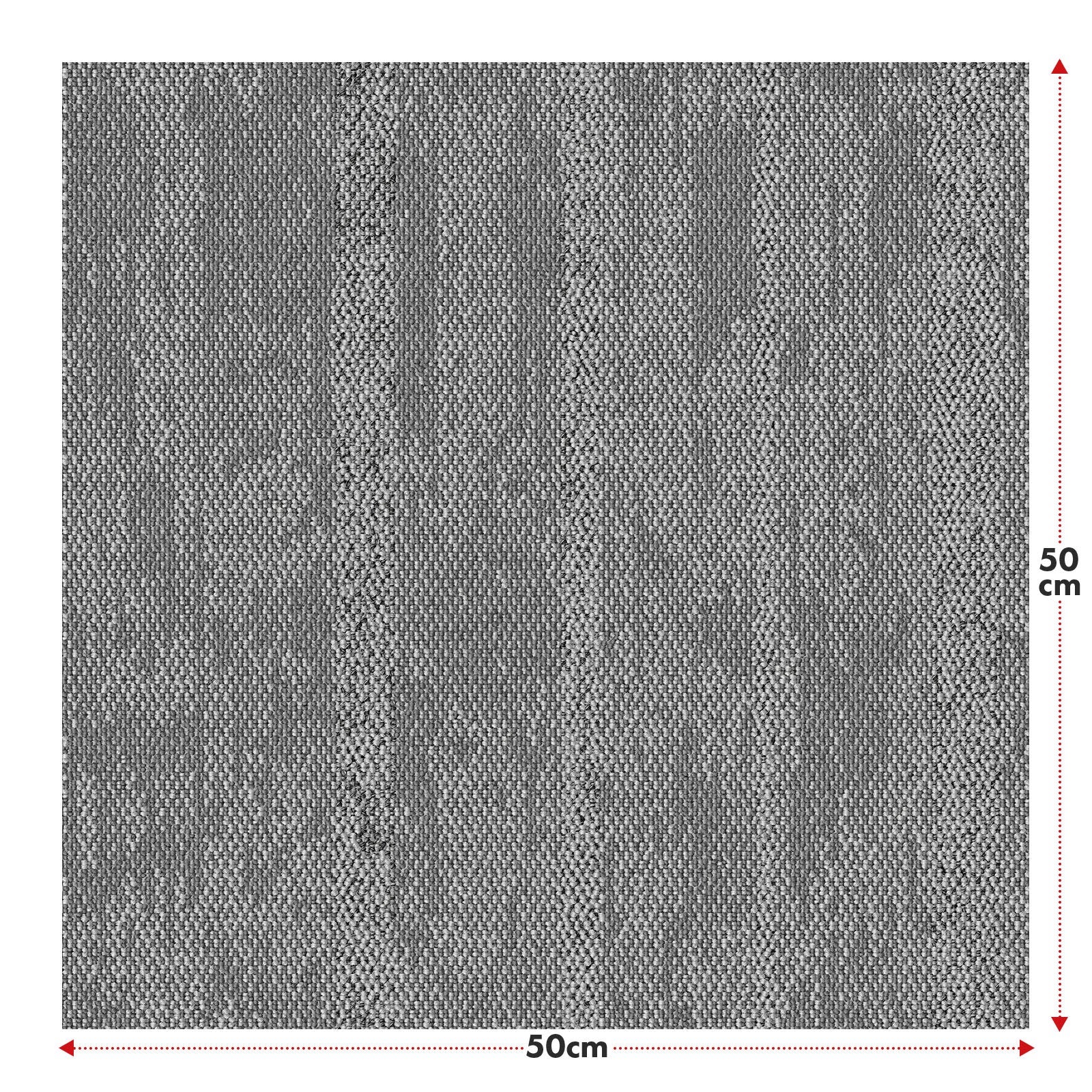 Dalles de moquette Zürich 50 x 50 cm Gris - 5