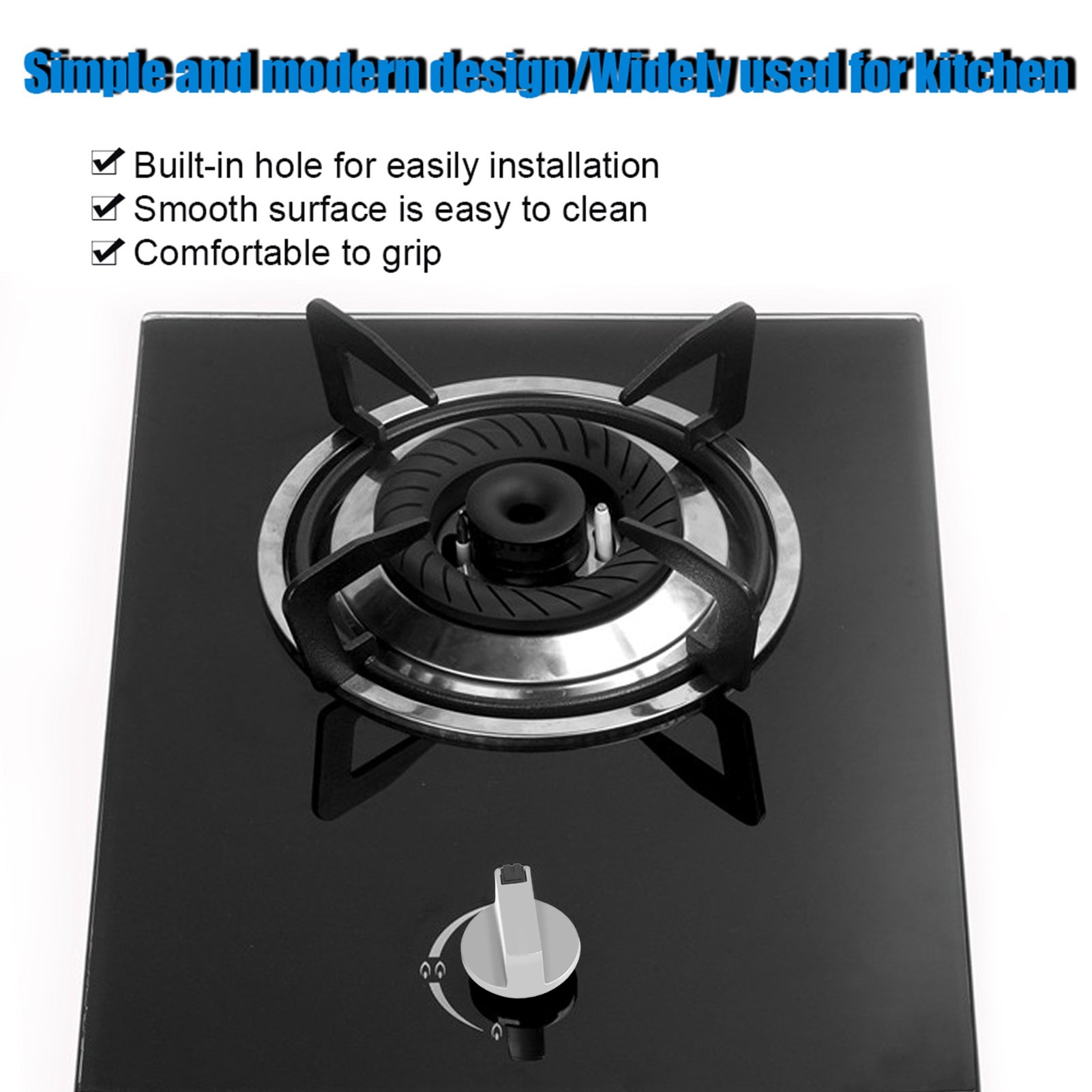 Operitacx 5pezzi Manopole Di Ricambio Per Fornelli In Manopole Per Piani Cottura Elettrici Di Controllo Del Bruciatore Compatte E Robuste - Foto 8