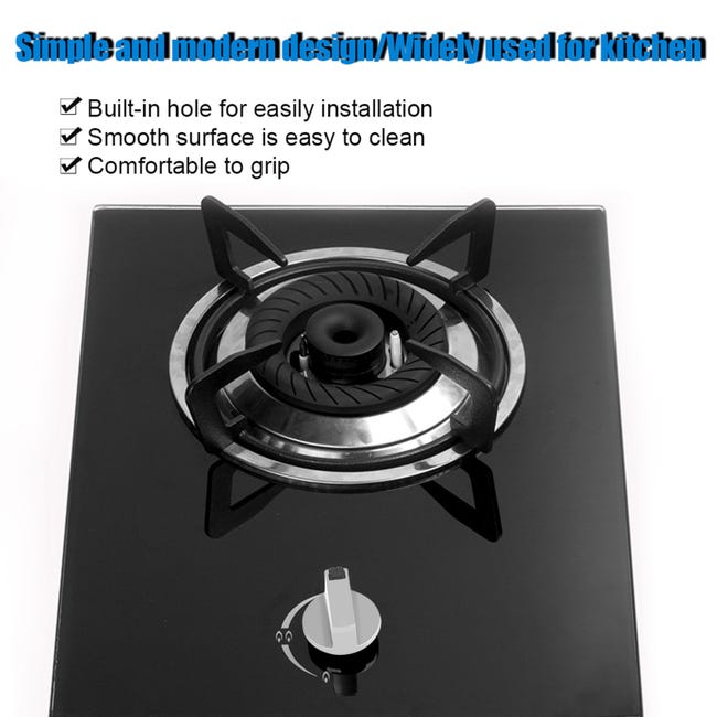 Operitacx 5pezzi Manopole Di Ricambio Per Fornelli In Manopole Per Piani Cottura Elettrici Di Controllo Del Bruciatore Compatte E Robuste - Foto 8