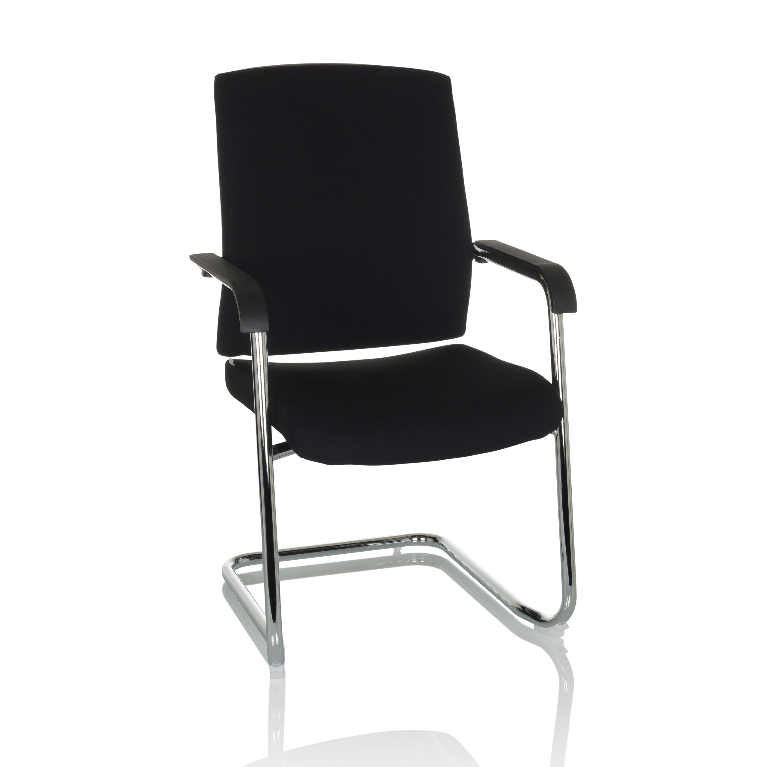 Chaise Visiteur ADVIE V – Confort Similicuir, Design Sobre Et Stable, Parfaite Pour Bureau Ou Salle D'attente