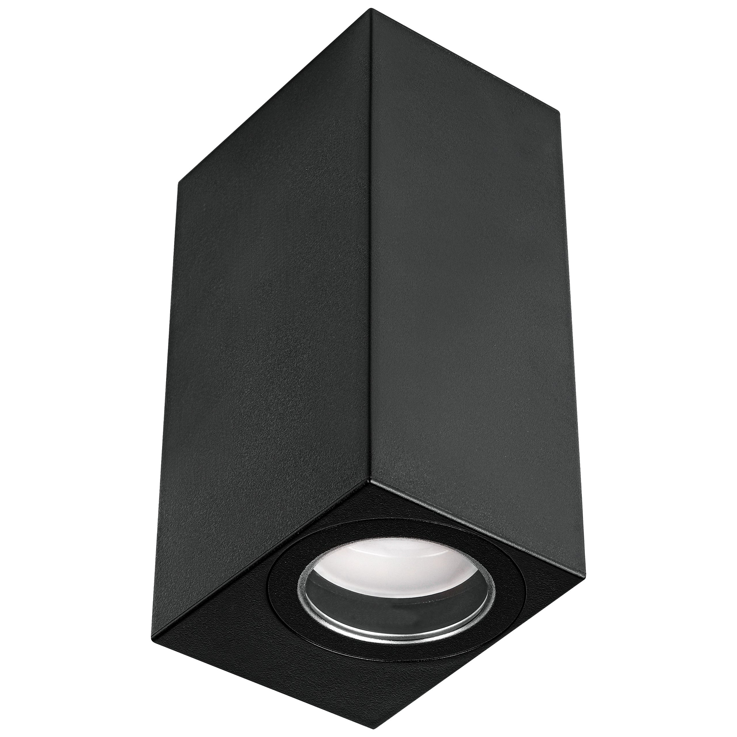 Kinkiet na zewnątrz Lida 2x GU10 LED 15cm IP44 lampa oprawa ścienna czarna MasterLED
