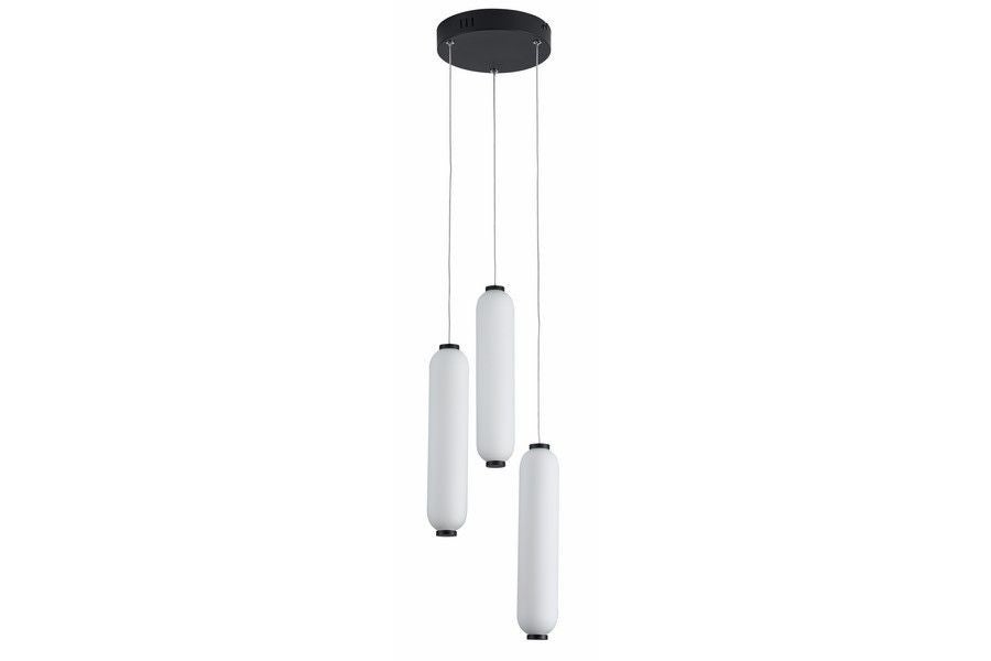 Lampa wisząca Catkin LED 8W Neutralna biel 1920lm czarna wym: 120 x 21 x 21 cm Reality