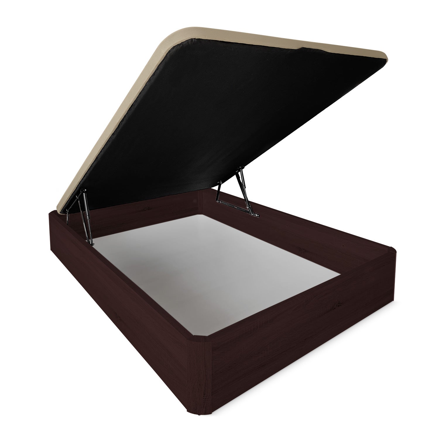 Pack Canapé Abatible Reforzado Wengué 150x190 cm + Colchón Viscoelástico Viscoblack (Incluye Envío + Montaje) - 2