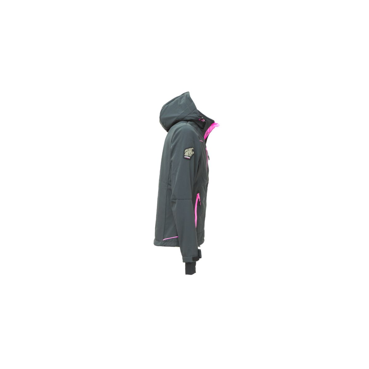 Veste Softshell de travail Space Lady Gris Fushia - U Power - Taille XS - 5