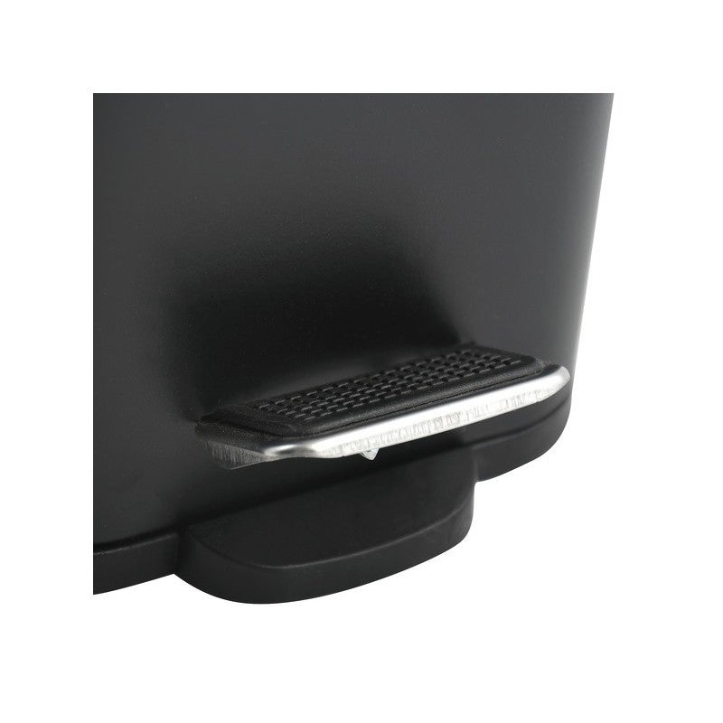 Pattumiera ENRIK con pedale Spirella nero - 3