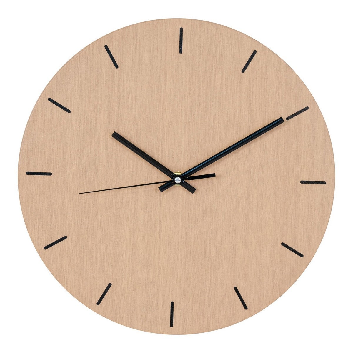 Horloge Murale Sofia Infinity Instruments, Marron, 30 Cm, Style Art Déco, Sans Tic-tac
