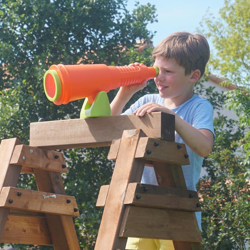 Kit accessoires Pirate pour aire de jeux cloche, longue-vue et gouvernail - 5