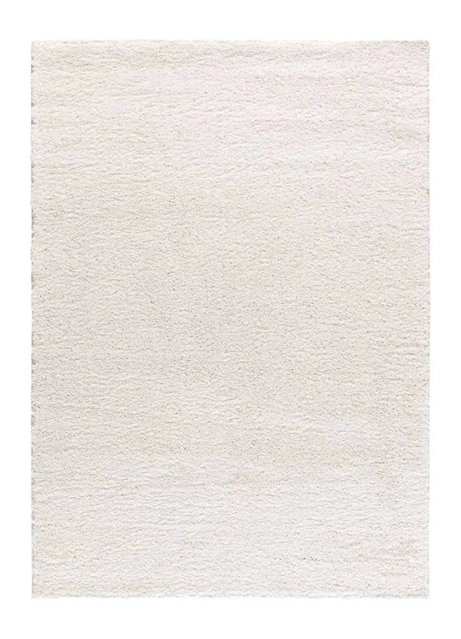 Tapete interior branco retangular 60 x 120 cm ATLAS shaggy liso - ATTICGO - 2