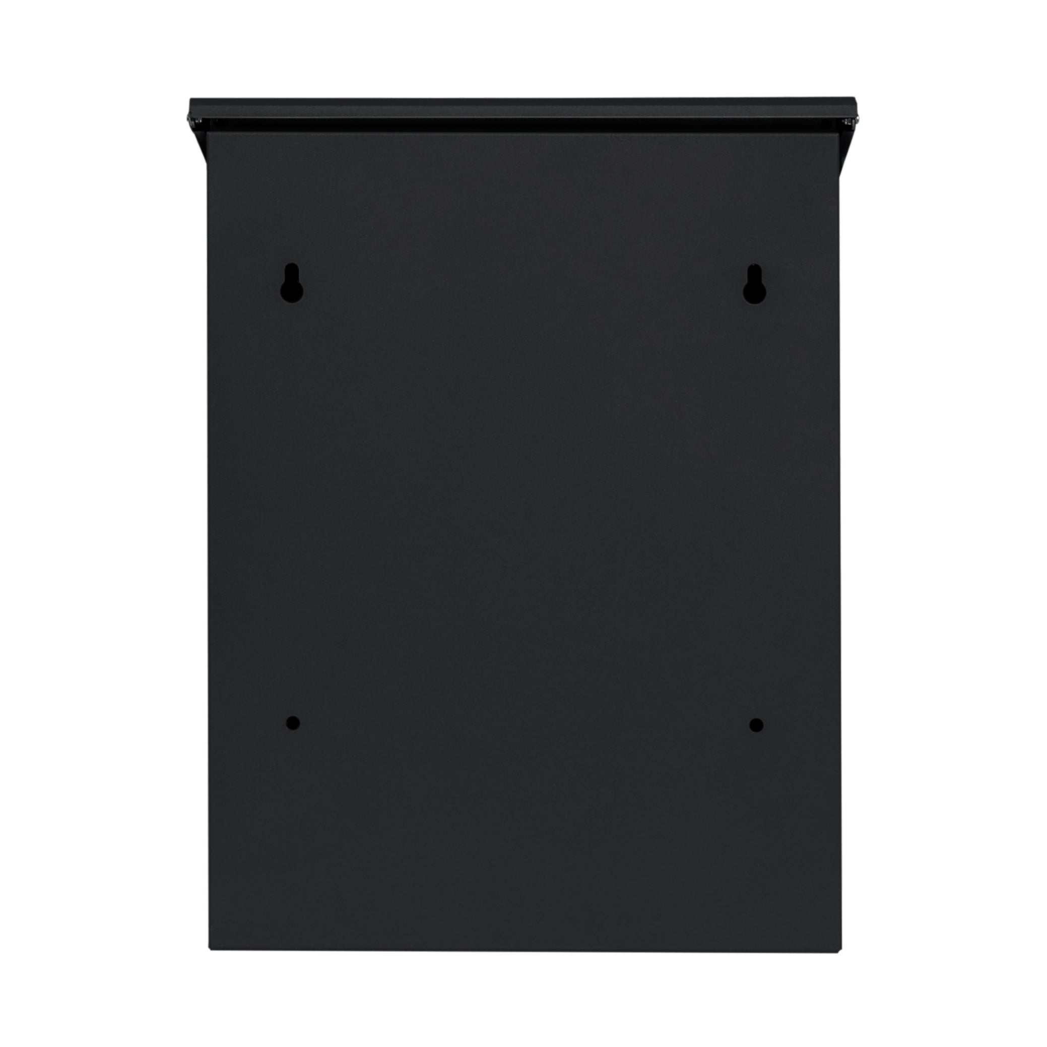 Boîte à Colis & Lettres Anti-Vol Murale en Acier Noir Murale Colissimo Grande Boîte jusqu'à 35 x 19 x 15 cm - 100 % - 7