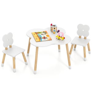 Ensemble table et chaises d'art VEVOR pour enfants, avec bords arrondis, avec 2 chaises, pour activités artistiques, bricolage, lecture, pour classe | Leroy Merlin