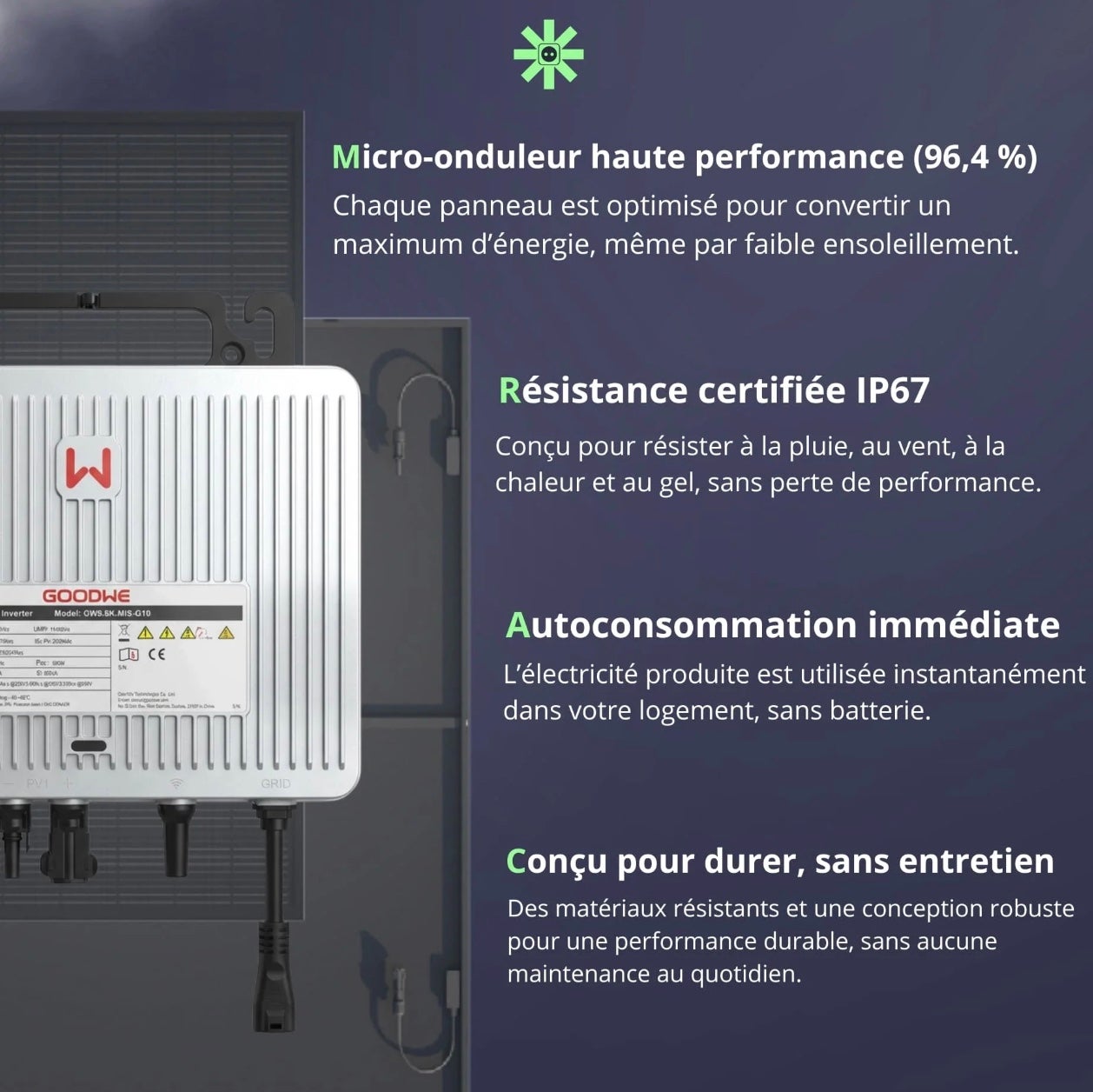 Panneau solaire Plug & Play 820Wc – SunFlex - 6