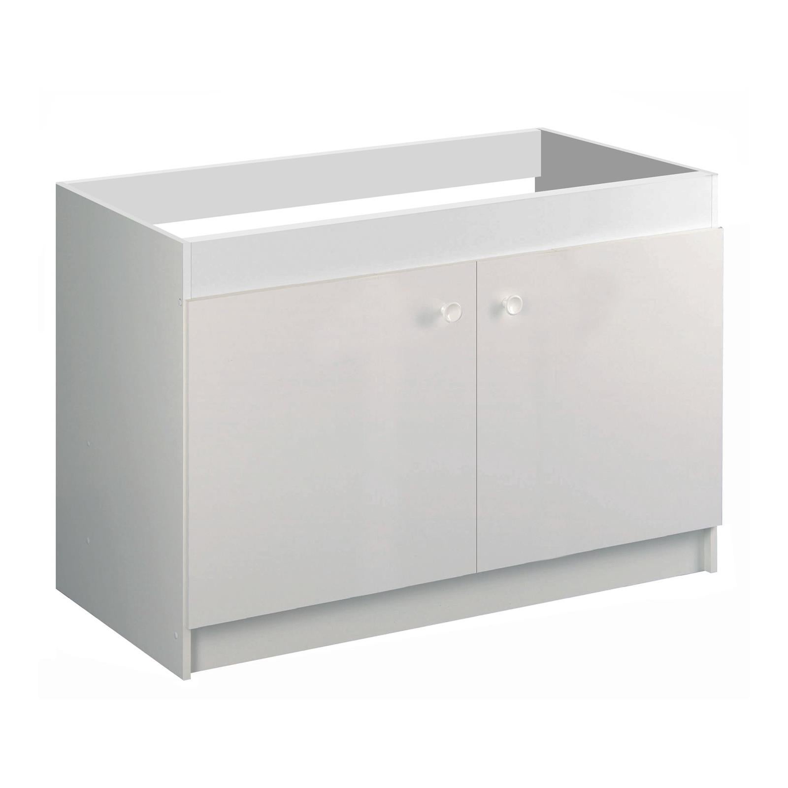 Meuble sous évier LIBERTY en 2 ou 3 portes - Dimensions : 100 x 60 en 2 portes - 5