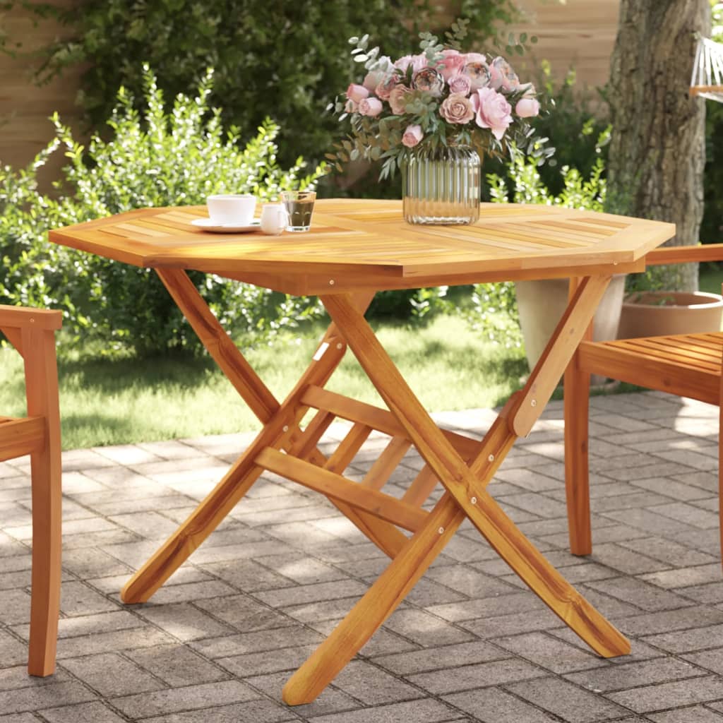 Table d'appoint d'extérieur rectangulaire en Bois Multicouleur 2 places - 2