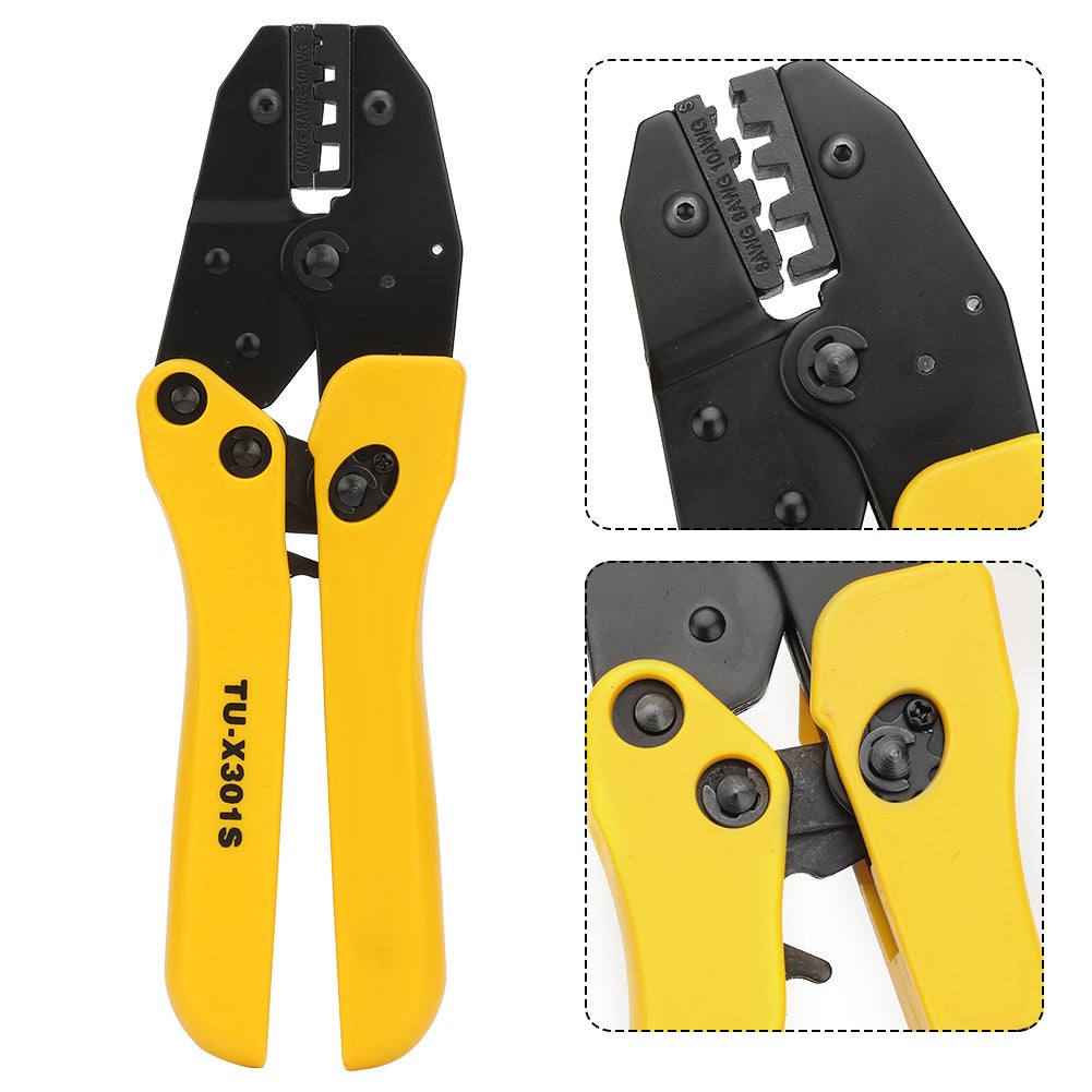 Pince a sertir professionnelle pour cables electriques et terminaux de reseau, Outil de sertissage de fils - 8