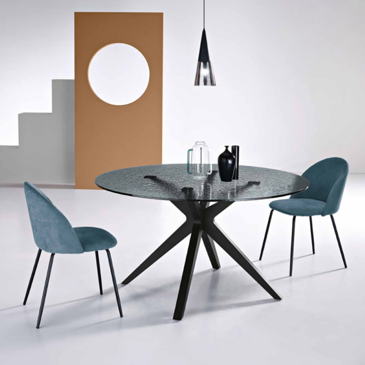 Berlin Calligaris Tavolo Vetro Allungabile Sala Da Pranzo Tavolo - Main Image