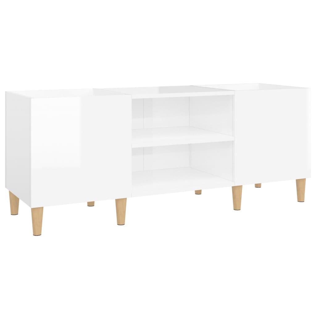 Contenitore Per Vinili Bianco Lucido 71x34x36 Cm In Multistrato Contenitore Per Lp Contenitore Per Dischi 83211125