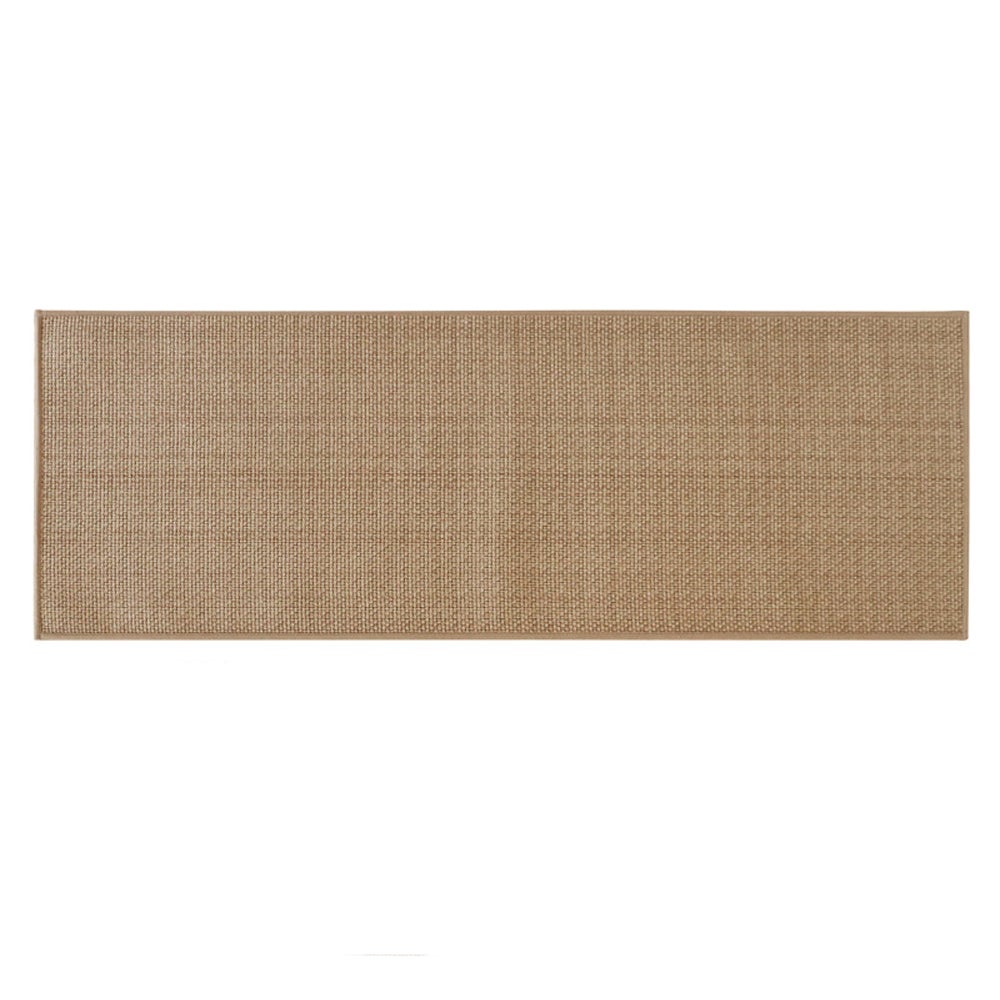 Brązowy dywanik kuchenny 40x120 cm, dywanik kuchenny przed zlewem, antypoślizgowy, zmywalny, dywanik do przedpokoju, biura, pralni