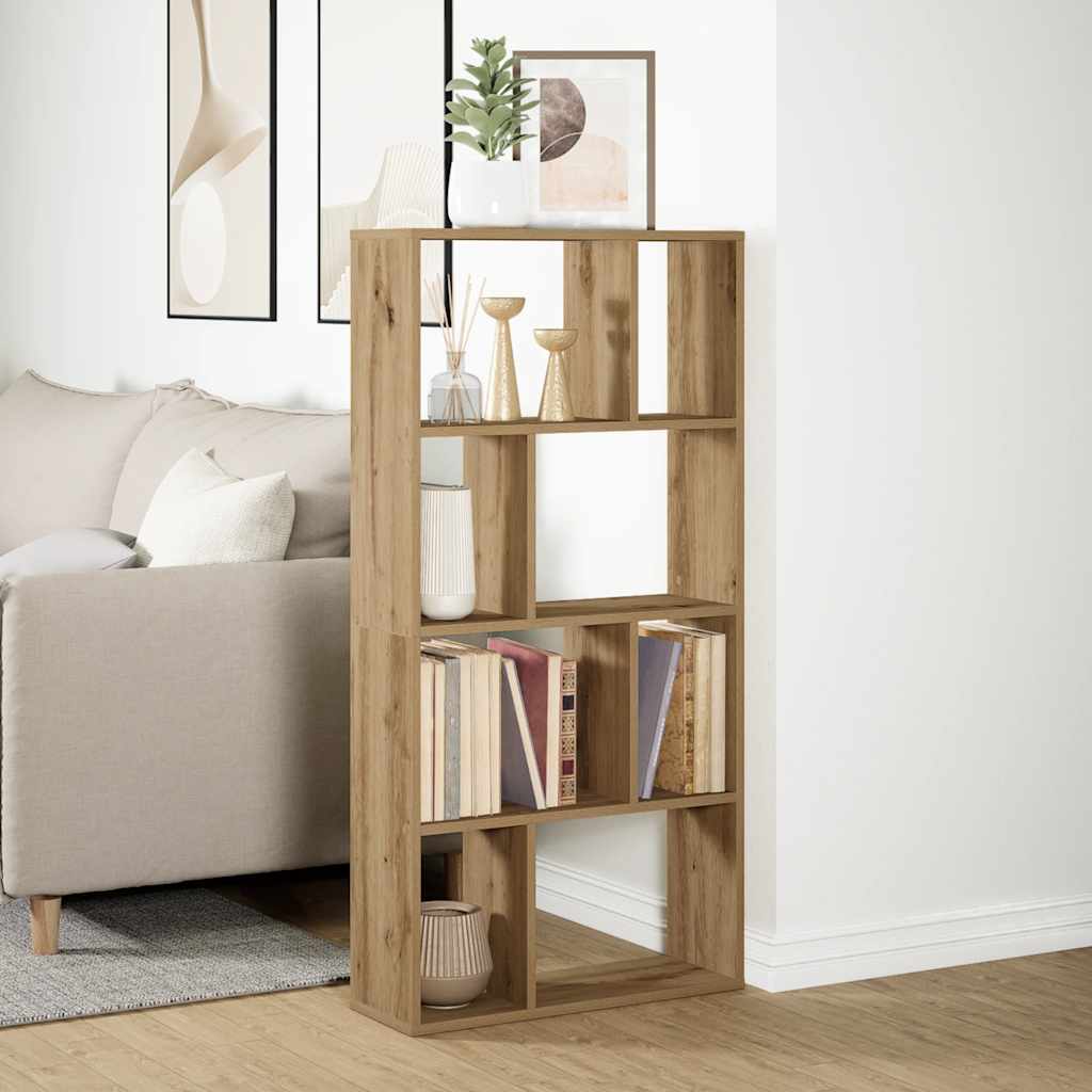 Bibliothèque en Bois Marron H. 120 x l. 60 x P. 20 cm - 3