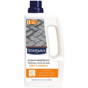 Imperméabilisant Hydrofuge Et Oléofuge – 1L – Pour Toiture, Sols Et Murs – STARWAX