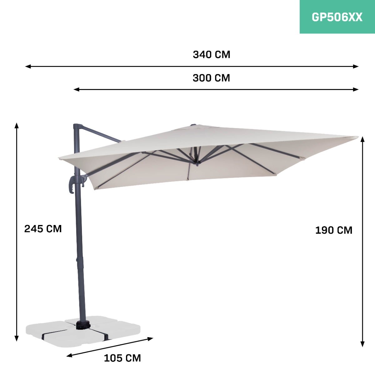 WOLTU Set Di 4 Pezzi Pesi Per Gazebo Sacchi Di Sabbia Riempibili Per Ombrelloni Padiglioni Tende Treppiedi 81900738