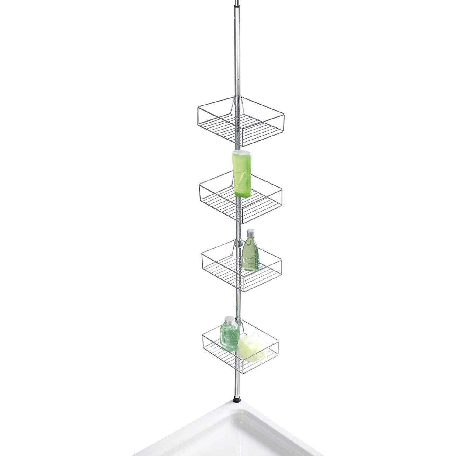 Wenko Angoliera Telescopica Per La Doccia Domaso Acciaio Inossidabile, Acciaio Inossidabile, 25 X 65-275 X 20 Cm, Lucido , Leroy Merlin