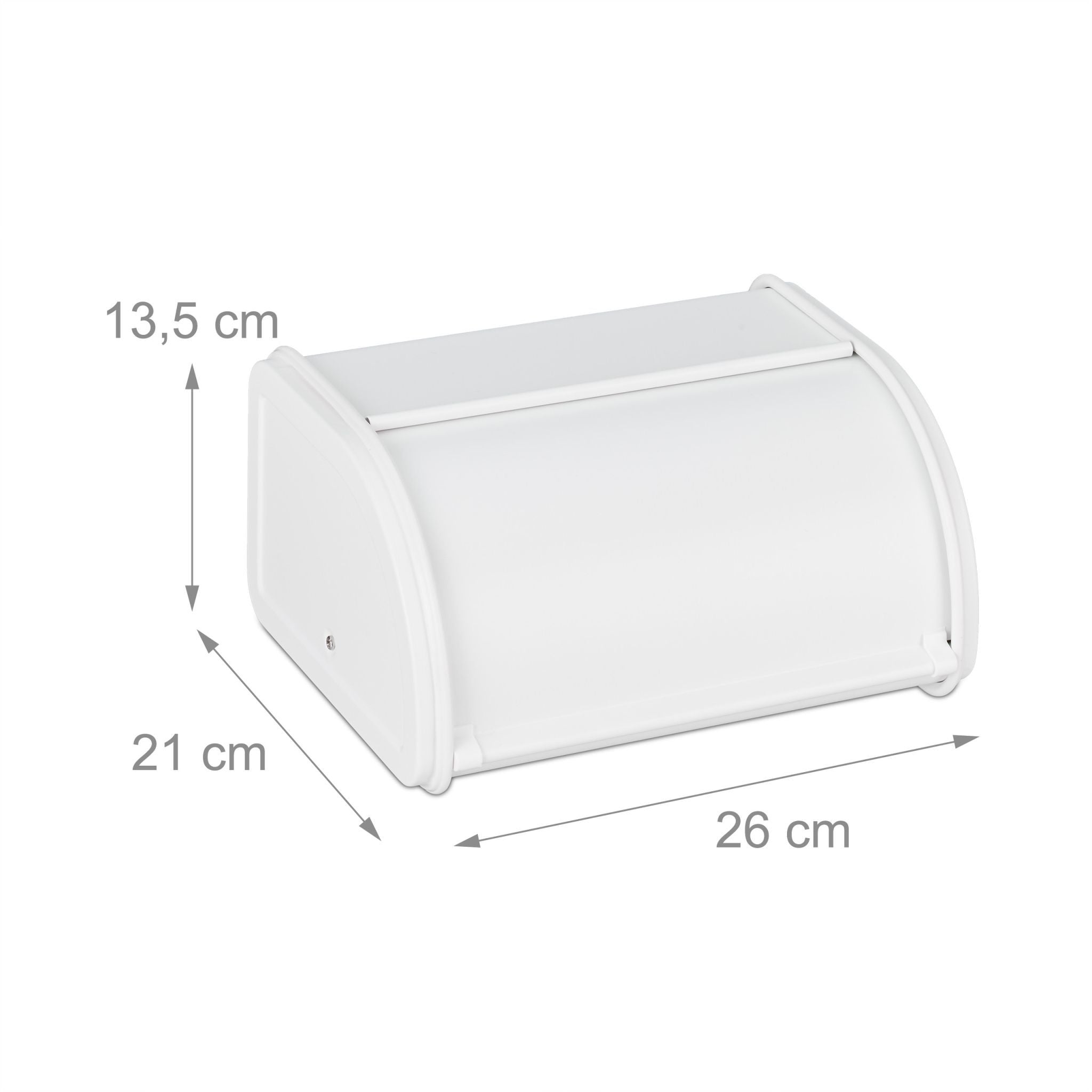 Boîte à pain vintage en métal 35 x 20 x 15 cm avec couvercle déroulant ...
