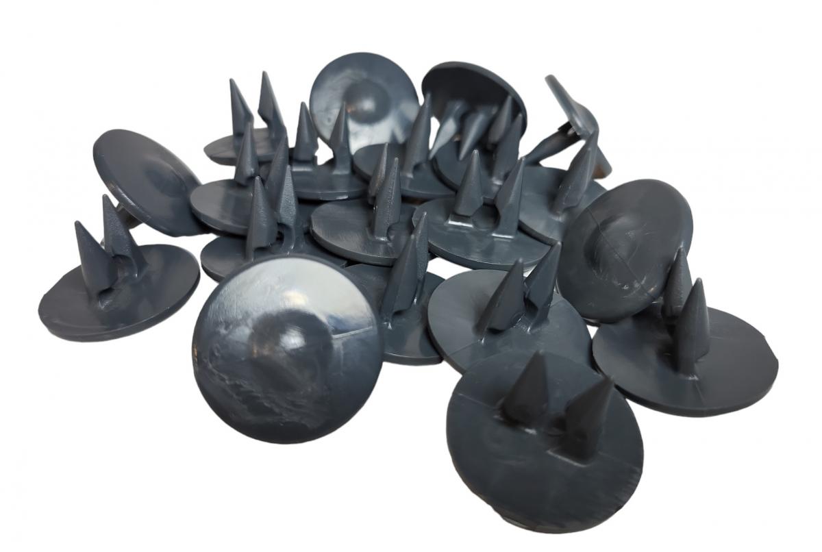 Clips rapide Vert de fixation pour brise-vue sur grillage rigide x 50 - 5