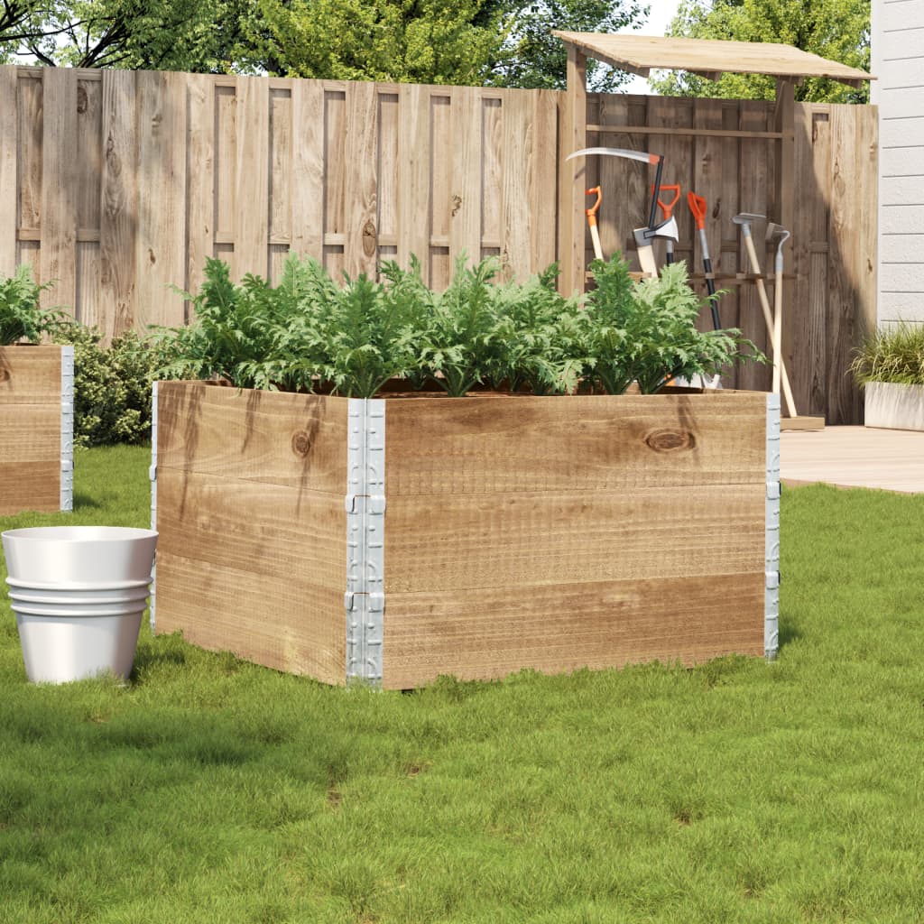 vidaXL Fioriera Rialzata Giardino Recinzione 100x30x30cm Legno Douglas