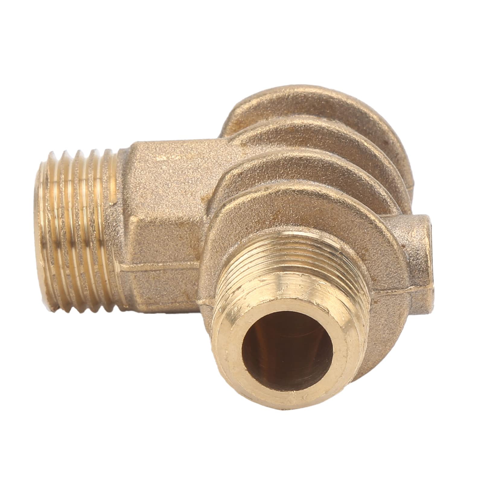 Clapet anti-retour fileté pour compresseur d'air en laiton à 1 voie, pièce accessoire 1/2 x 3/4-16 x 10 - 4