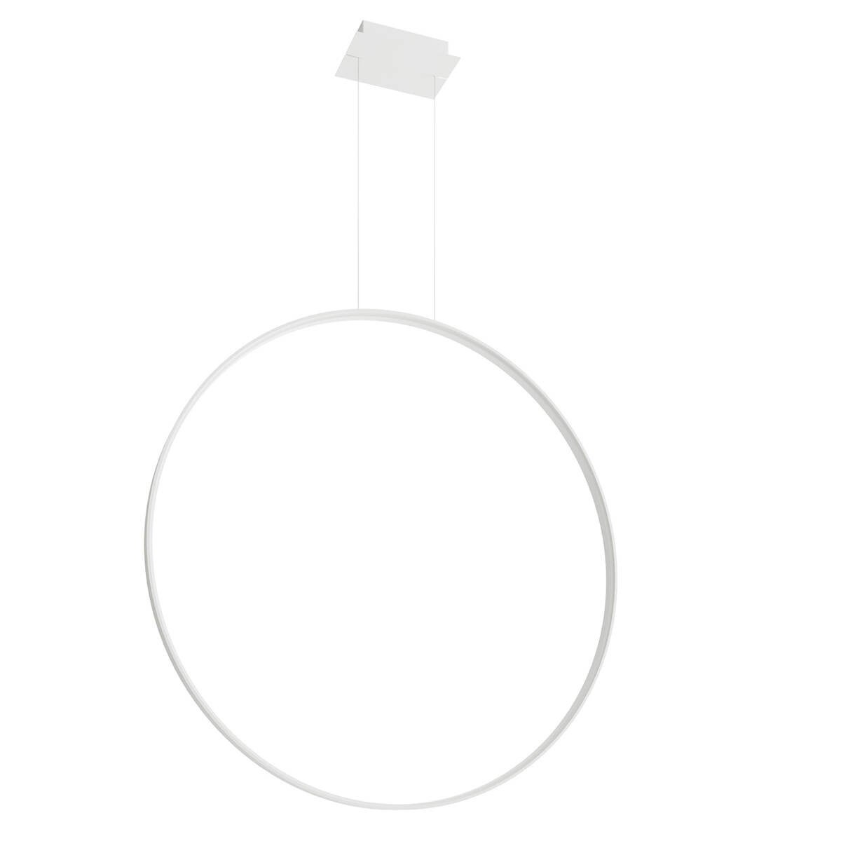 Lampa wisząca RIO LED 45W Neutralna biel 5435lm biała wym: 150 x 110 x 16 cm Thoro Lighting