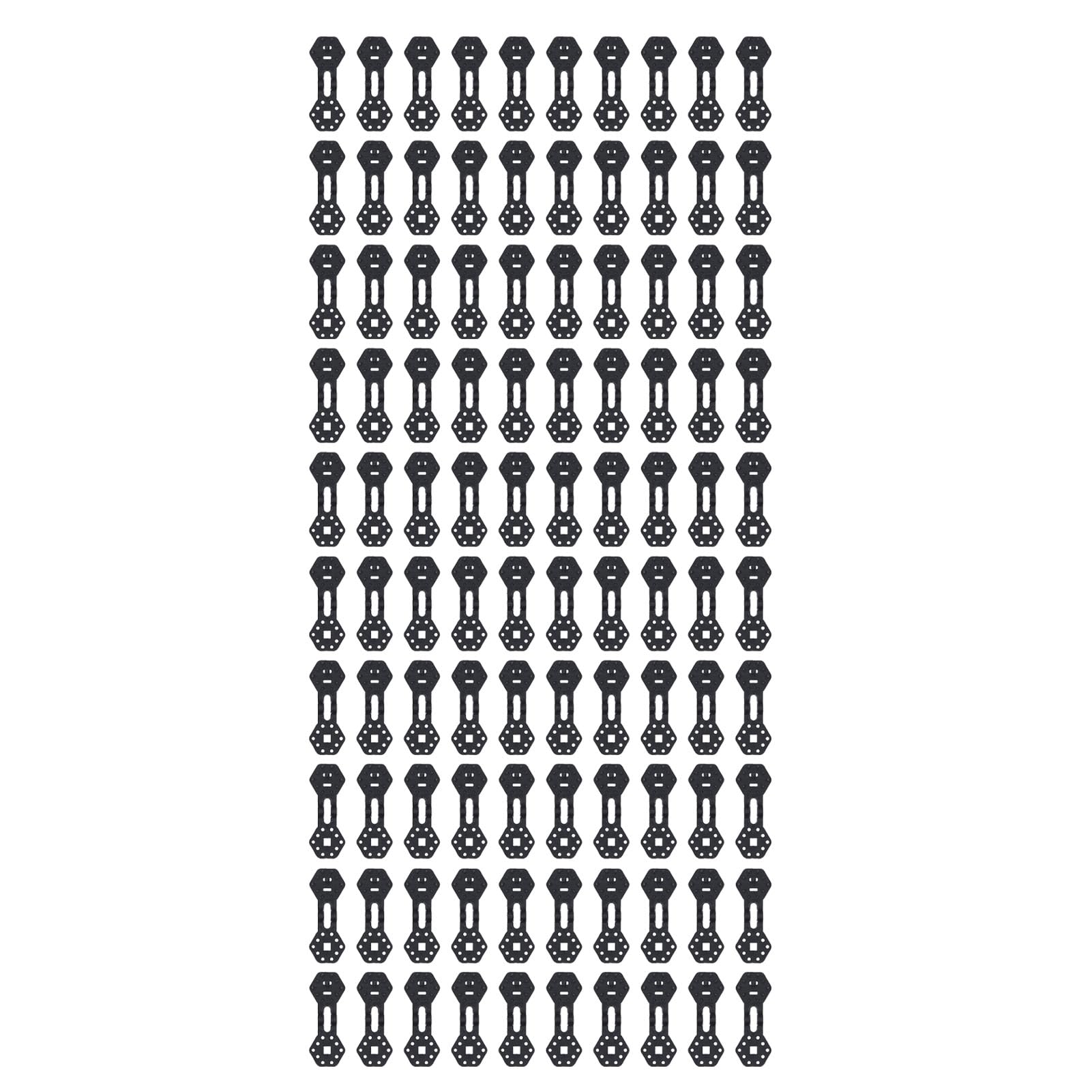 Lot de 100 clips en plastique pour pare-soleil de j | Leroy Merlin