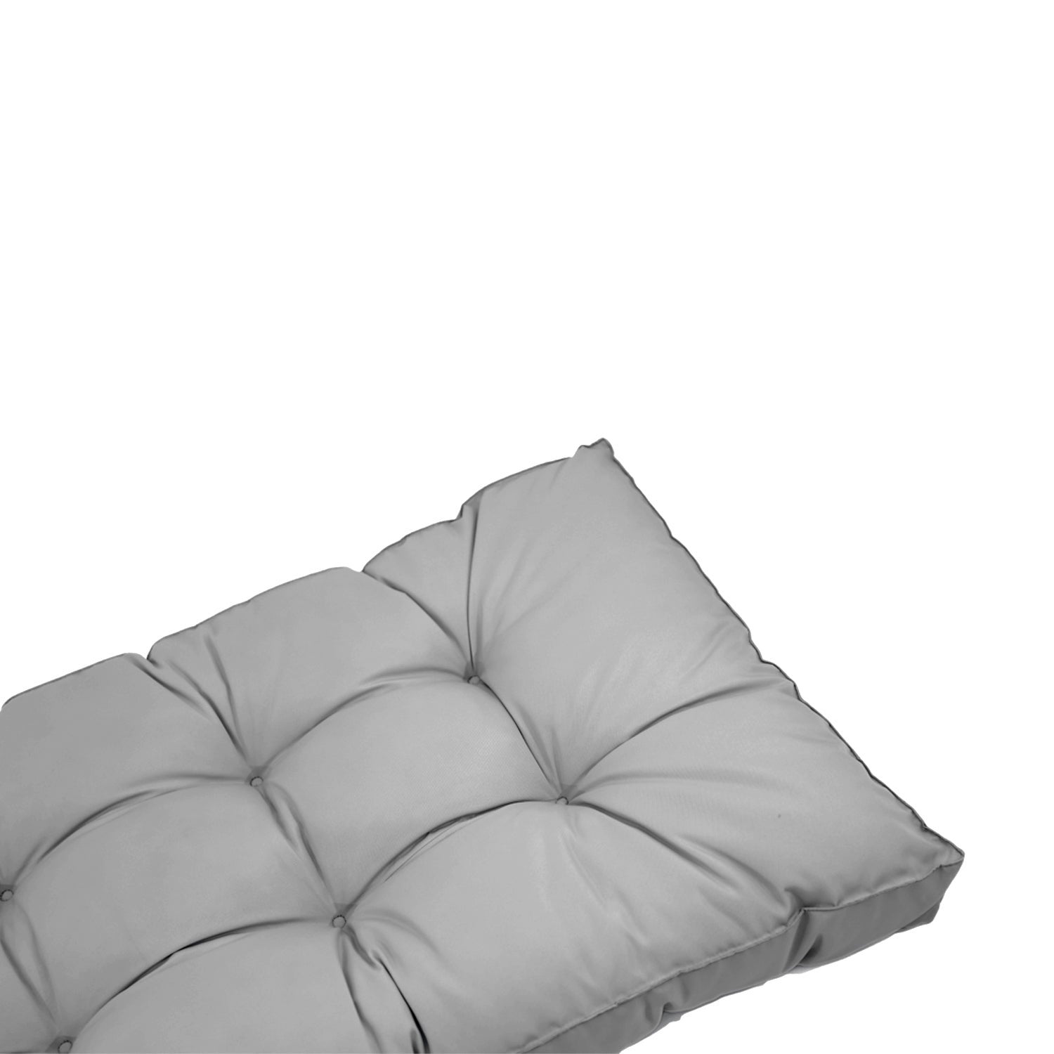 Coussins pour salon de jardin capitonné 120x60cm gris galet - 6