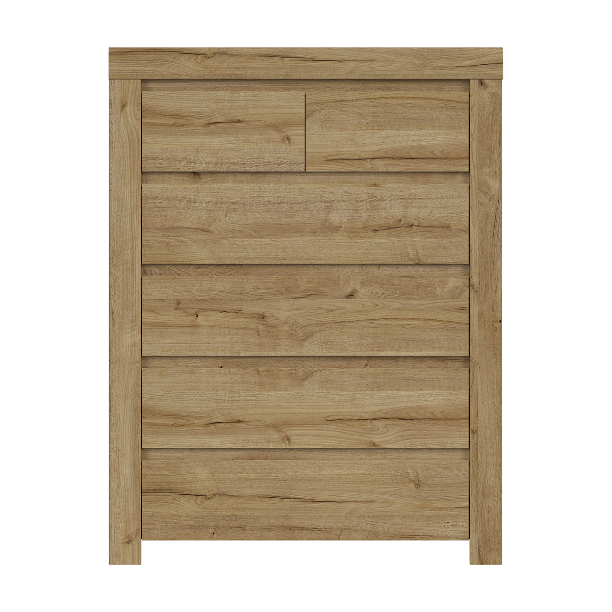 Cassettiera Hella marrone 129cm - 3